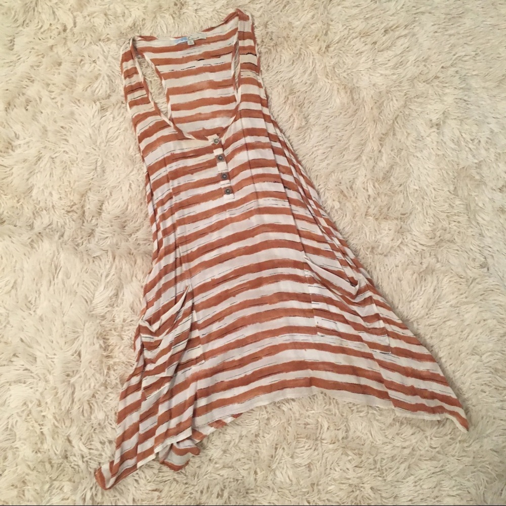 Cecico Rust Striped Tank